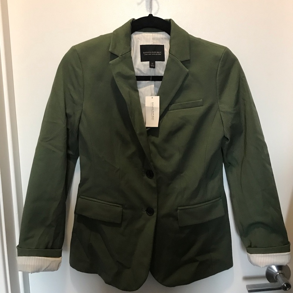 New green blazer